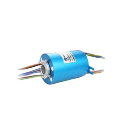 FH3899 Серия вращающихся контактных устройств со степенью защиты IP65 ( стандартное исполнение, алюминиевый корпус) или IP68 ( опционально, нержавеющая сталь)  со полым валом размером 38.1 мм. Возможность комбинирования сигнальных и силовых контактов, а так же линий для передачи цифровых сигналов.