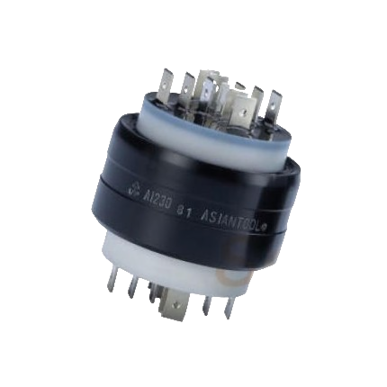 A1230 ​Жидкометаллический (ртутный) токосъемник изготавливается с применением уплотнительных материалов из алюминиевого сплава или нержавеющей стали по специальной технологии "Insulation @ Conductive".