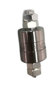 20140120 Одноканальный ртутный токосъемник с максимальной нагрузкой до 20 A/250 В. Миниатюрный корпус диаметром 12.4 мм из нержавеющей стали. Максимальная скорость вращения 500 об./мин. 