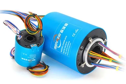 Токосъемники со сквозным отверстием на вал